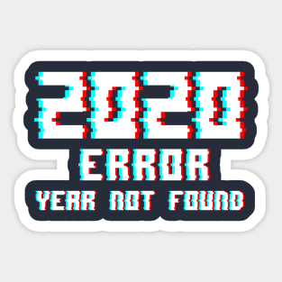 Error: Year Not Found Sticker